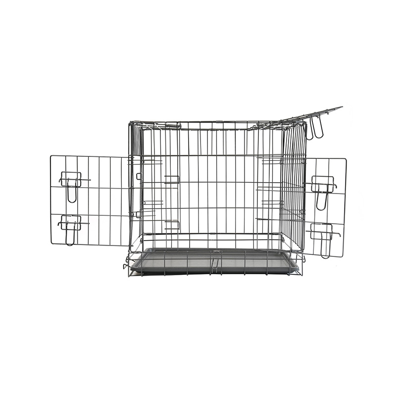 DH016-1 Sammenfoldelig metal hunde- og katteburkennel